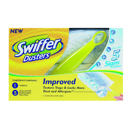 Swiffer Duster Microfiber Duster Kit 2.38 in. W X 6 in. L 5 pk
