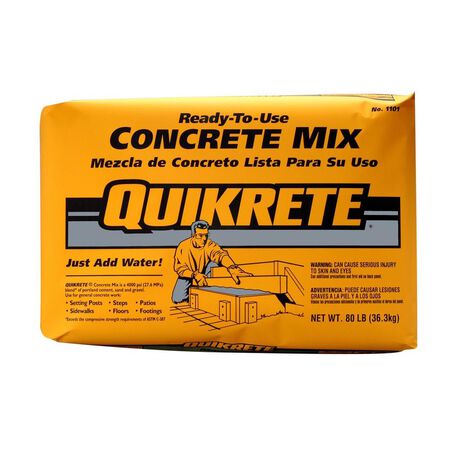 Quikrete Concrete Mix Bag 80 lb. | Stine Home + Yard : The Family You