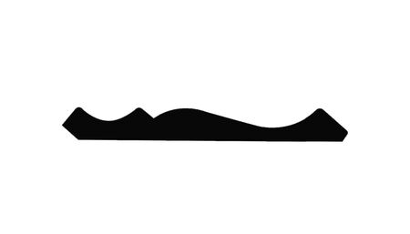 Crown MDF Primed 5-1/4"Sgl Rl 16'