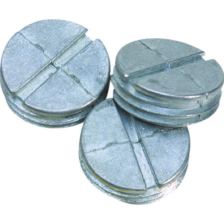 Sigma Engineered Solutions Round Die-Cast Zinc 1/2 in. W Closure Plug