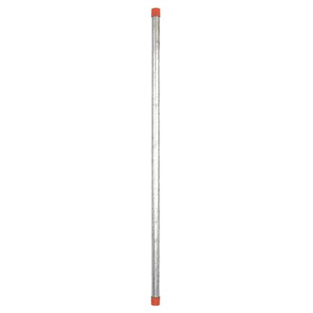 B&K Mueller 1/2 in. D X 30 in. L Galvanized Steel Pre-Cut Pipe