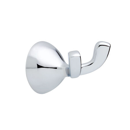 Delta Foundations 5.39 in. H X 3.78 in. W X 2.68 in. L Chrome Robe Hook