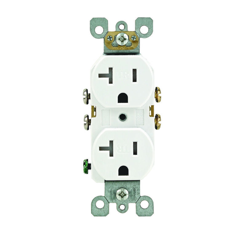 Leviton Tamper Resistant Duplex Receptacle 20 Amps 5 20r 125 Volt