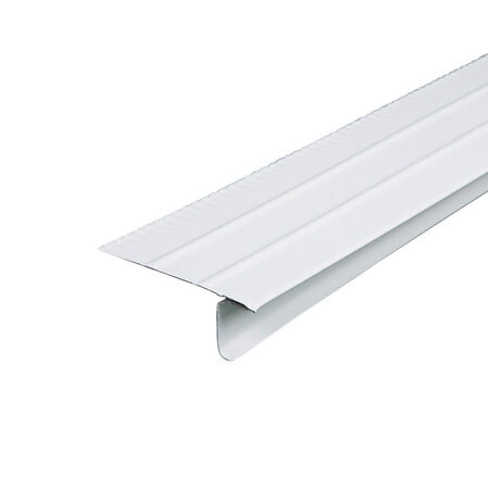 Amerimax Galvanized Steel Drip Edges White 1 in. H x 10 ft. L x 2-7/16 in. W Roof Flashing