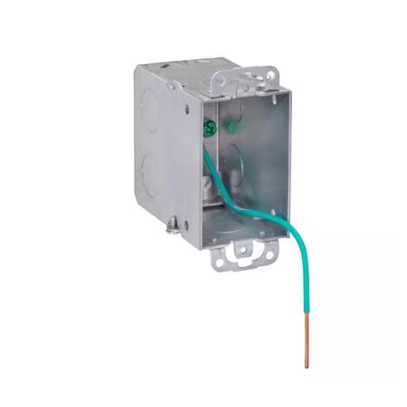 Southwire Old Work 18 cu in Rectangle Steel 1 gang Switch Box Gray