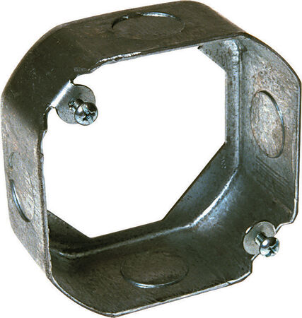 Raco 15-1/2 cu in Octagon Steel Junction Box Gray