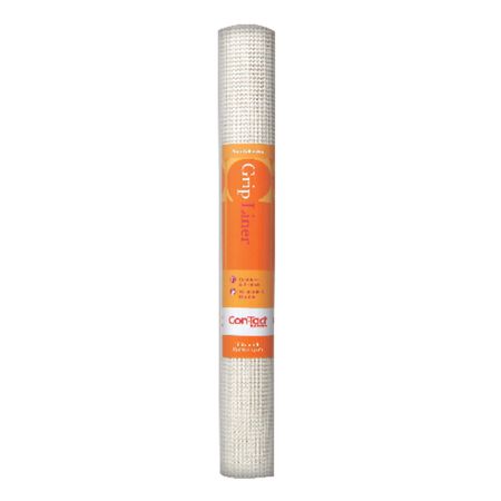 Con-Tact Beaded Grip 5 ft. L X 18 in. W White Non-Adhesive Shelf Liner