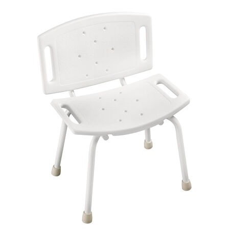 Delta White Tub and Shower Chair Plastic 28-3/4 in. H X 12 in. L