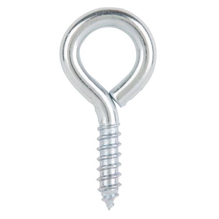 Ace 3/8 in. D X 2-7/8 in. L Zinc-Plated Steel Screw Eye 250 lb. cap. 2 pk