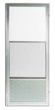 Croft Self-Storing Storm Door Self-Storing Imperial Style 161 80 in. x 32 in. Aluminum Left 32 in. 8