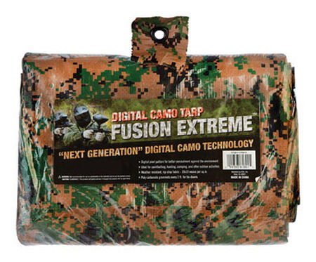 Fusion Extreme Digital Camouflage Medium Duty Tarp 11 ft. 4 in. W x 15 ft. 6 in. L