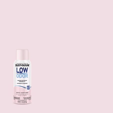Rust-Oleum Low Odor Matte Dusty Rose Spray Paint 11 oz.