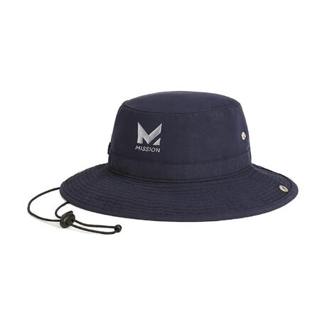 Mission Bucket Cooling Hat Navy One Size Fits Most