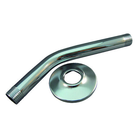 Ace Chrome Brass 8 in. Shower Arm and Flange