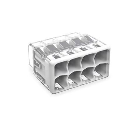 Wago 8 Port Push-In Wire Connector 5 Pack
