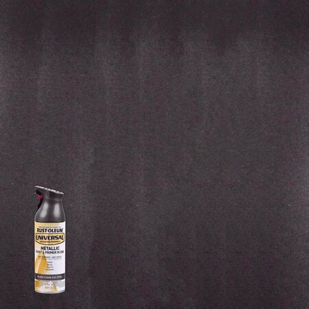 Rust-Oleum Universal Metallic Black Stainless Steel Metallic Spray Paint 11 oz
