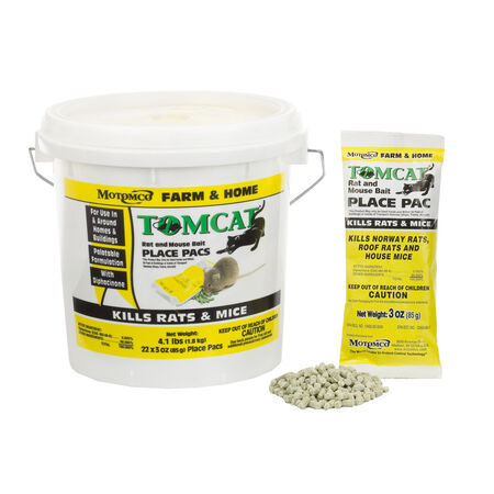 Motomco Tomcat Toxic Bait Station Pellets For Mice and Rats 4.1 lb