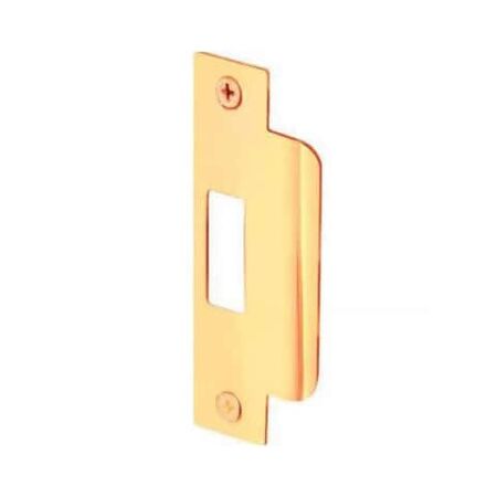 Ace 1.25 in. L Brass-Plated Gold Steel Door Strike 1 pc