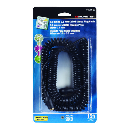 Monster Just Hook It Up Stereo Jack Cable 1 pk