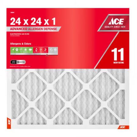 Ace 16 in. W x 25 in. H x 4 in. Synthetic 11 MERV Pleated Air Filter 1 pack