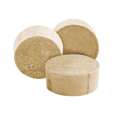 Richelieu Round Oak Head Plug 1/2 in. D X .5 in. L 25 Pack Natural