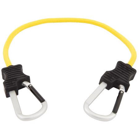 Keeper Black/Yellow Bungee Cord 24 in. L X 0.315 in. 1 pk