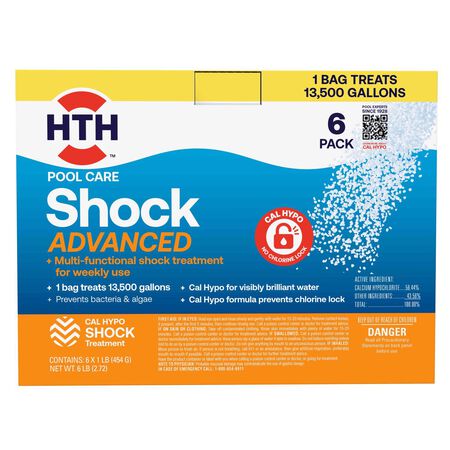 HTH Pool Care Solid Shock Treatment 6 lb