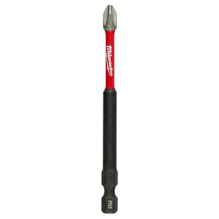 Milwaukee Shockwave Phillips #2 X 3-1/2 in. L Impact Power Bit Set Alloy Steel 5 pc