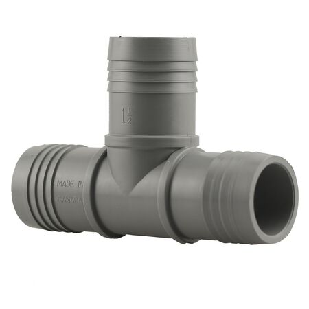 Boshart Industries 1-1/2 in. Insert X 1-1/2 in. D Insert Polypropylene Tee 1 pk