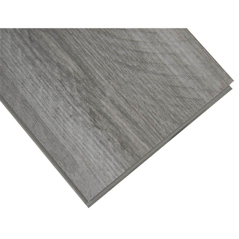 Pelican Gray Rigid Core Luxury Vinyl Plank Flooring 7 in. x 48 in. (23.