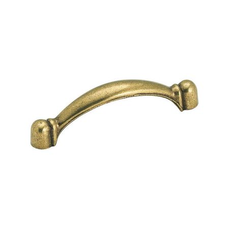 Amerock Allison Cabinet Pull 3 in. Burnished Brass 1 pk