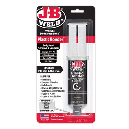 J-B Weld PlasticBonder High Strength Plastic Bonder Paste 0.85 oz
