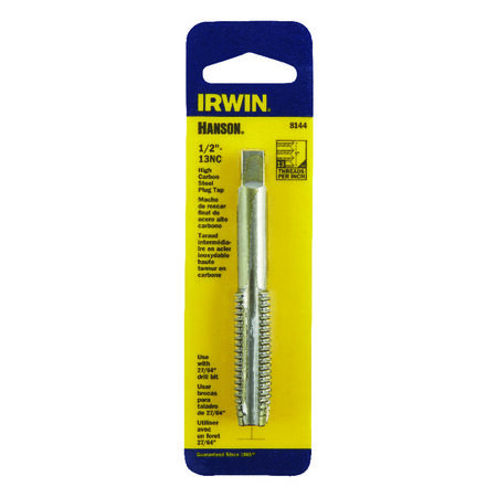 Irwin Hanson High Carbon Steel SAE Fraction Tap 1/2 in. 1 pc