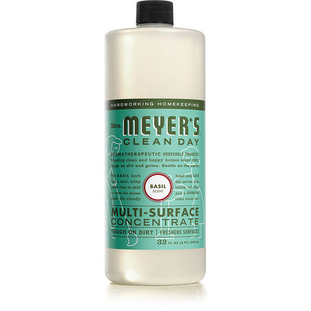 Mrs. Meyer's Clean Day Basil Scent Concentrated Organic Multi-Surface Cleaner, Protector and Deodori