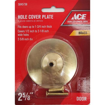 Ace Gold Steel Hole Cover Plate 2 pk