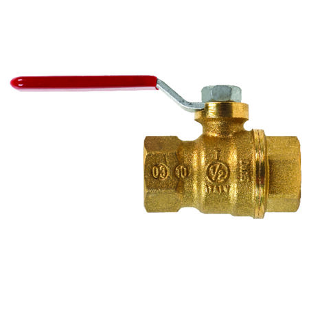 Homewerks 1/2 in. Brass FIP Ball Valve Full Port