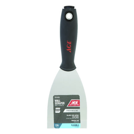 Ace 3 in. W Carbon Steel Flexible Wall Scraper