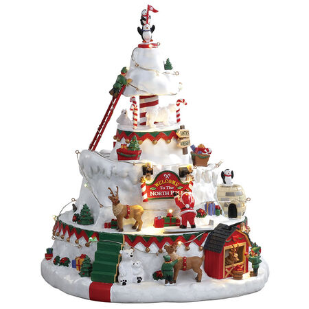 Lemax Multicolored North Pole Tower Christmas Village