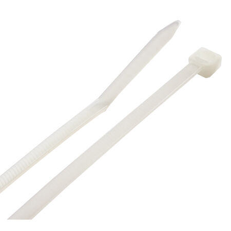 Steel Grip 11 in. L White Cable Tie 100 pk