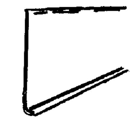 M-D Building Products Coved Wall Base Vinyl 4 in. H x 4 ft. W Black