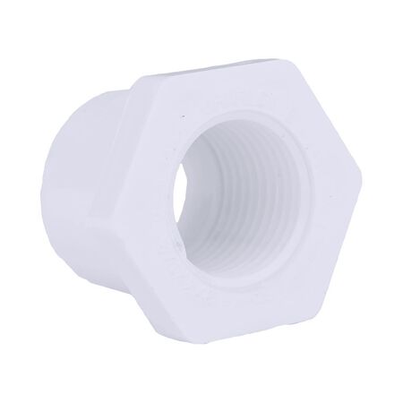 Charlotte Pipe Schedule 40 3/4 in. Spigot X 1/2 in. D FPT PVC Reducing Bushing 1 pk