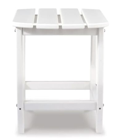 Ashley Furniture Sundown Treasure Rectangular End Table (white)