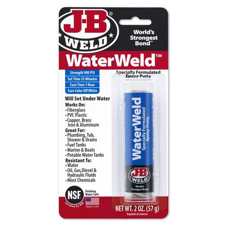 J-B Weld Water Weld Solid Automotive Epoxy 2 oz.