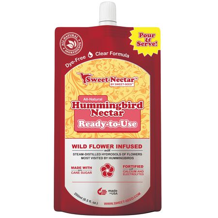Sweet-Seed Sweet-Nectar Dye-Free Hummingbird Nectar - 250ml
