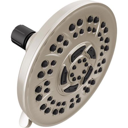 Delta Brushed Nickel ABS Plastic 6 settings Showerhead 1.75 gpm