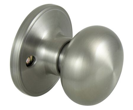ProSource TFX240V-PS Dummy Knob, TF Design, 1-3/8 to 1-3/4 in Thick Door, Stainless Steel, 65.7 mm Rose/Base