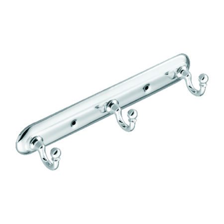 Moen Yorkshire Chrome Towel Bar 10 in. L Zinc