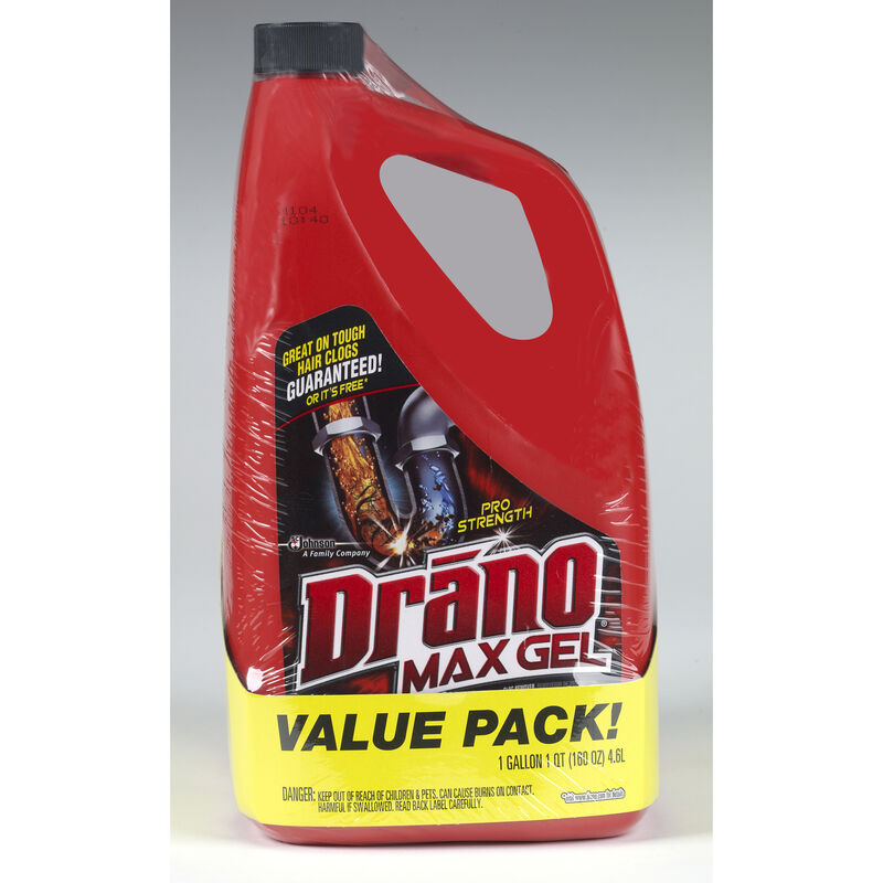 Drano Professional Strength Gel Drain Clog Remover 160 oz Stine Home