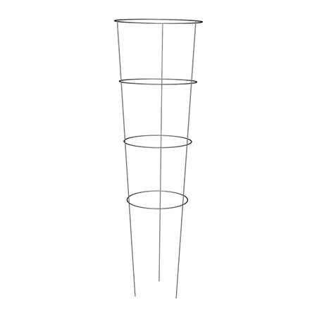 Panacea 42 in. H X 14 in. W Gray Steel Plant Support Panacea 42 in. H X 14 in. W Gray Steel Plant Support