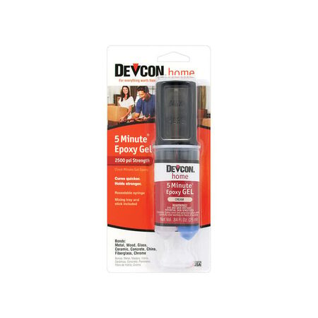 Devcon 5 Minute High Strength Cream Epoxy Gel 0.84 oz